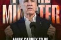 Mark Carney celebrates with supporters after Liberal Party's projected win in Canada’s 2025 federal election.