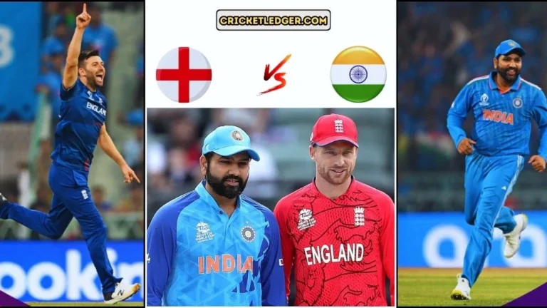 India vs England cricket match scorecard with highlights of Kohli’s innings and Bumrah’s 4-wicket haul.