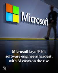 Microsoft headquarters with a cloudy sky above, symbolizing uncertainty after recent layoffs in 2025.