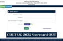 Screenshot of CUET.NTA.NIC.IN official portal homepage showing registration and login options for CUET UG 2025.