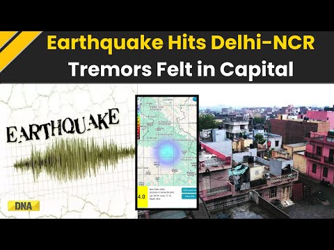 “Map showing epicenter of 4.4 magnitude earthquake near Jhajjar, Haryana, affecting Delhi-NCR region on July 10, 2025.”